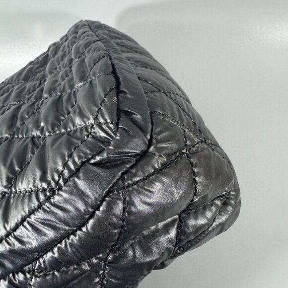 Clava Black Square Quilted Crossbody Bag - Picture 13 of 14